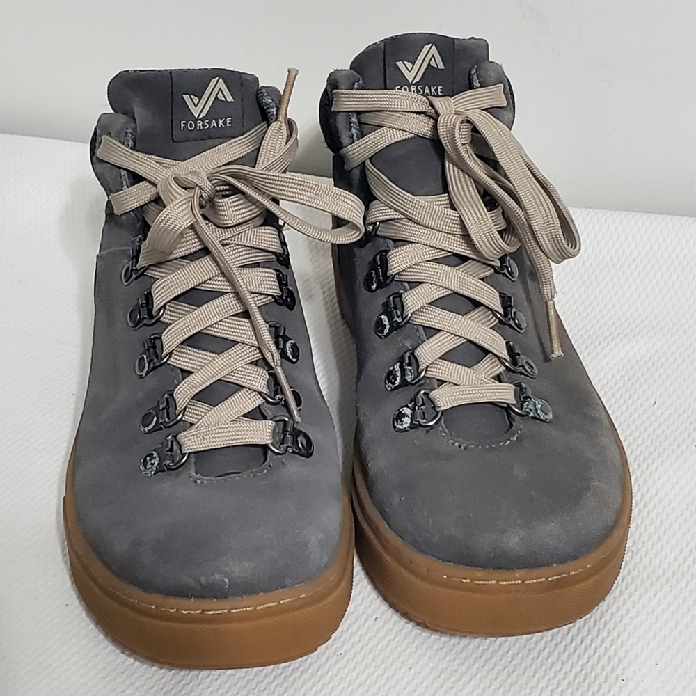 Forsake Lucie Mid Waterproof Trail Shoe Gray Women 7.5